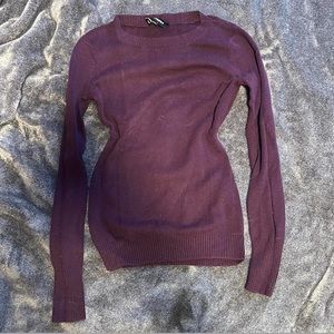 Express wine colored sweater